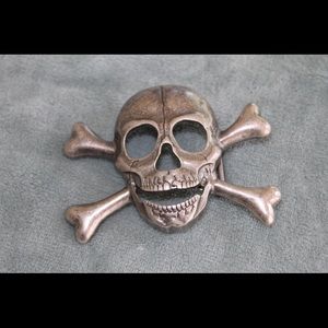 Skull belt buckle